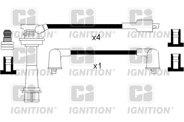 QUINTON HAZELL Комплект проводов зажигания XC877